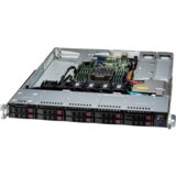 Unknown Supermicro Server AS-111E-WR, Silver 4510, 2x 16GB DDR5, 480GB Boot M.2 NVMe, IPMI BMC, 2x 1GbE BaseT LoM, LSI MegaRAID 9560-8i, 8-Port Int. 12Gb/s, 860W Redundant Ti, TPM, Bezel, QR Rails Set, 3YR Warranty | ePonuda.com