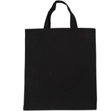  Pamučna crna torba za kupovinu - 38 x 42 cm (torba za doradu) u
