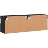 vidaXL Zidni TV ormarići s LED svjetlima 2 kom crni 60x30x40 cm | shoptok.hr