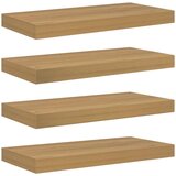 Polica na zidu 4 pcs Smeđa 50 x 23 x 4 cm Konstruirano drvo | Eponuda.ba