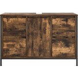 Ormarić za umivaonik s ladicama dimljeni hrast 90x34,5x60 cm | Eponuda.ba