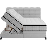 Premium Living Postelja Boxspring Carmen C, Svetlo Siva, 180x200 | Shoptok.si