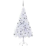 vidaXL Umetna novoletna jelka osvetljena z bučkami 180 cm 620 vejic, (20671134) | Shoptok.si