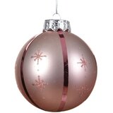  Novogodišnja Kugla 8 cm pink 029461 | ePonuda.com