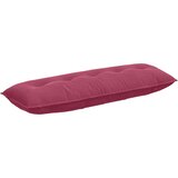 vidaXL Poglavni vzglavnik Vinorodna rdeča 140 x 50 cm Žametna tkanina | Shoptok.si