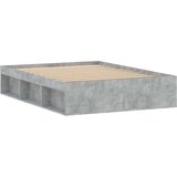  Posteljni okvir betonsko siv 135x190 cm | Shoptok.si