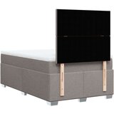 vidaXL box spring postelja z vzmetnico taupe 120x200 cm blago, (21309355) | Shoptok.si