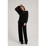 Marisse Black Puff Sleeve Shirt | Shoptok.si