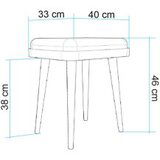 Hanah home set 2 stolice vina mini 0900 oak stone | ePonuda.com