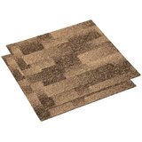  Podni tepih 20 pcs Smeđa 50 x 50 cm PP - Smeđa | shoptok.hr