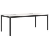  Stol za objedovanje Bijelo 200 x 100 x 75 cm Čvrsto borovo drvo | shoptok.hr