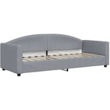 vidaXL Raztegljiva postelja svetlo siva 80x200 cm blago | Shoptok.si