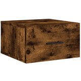  Zidni noćni ormarići 2 kom dimljenog hrasta 35x35x20 cm | shoptok.hr