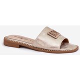 S. BARSKI Women's Sandals On A Flat Heel With Decoration | Shoptok.si