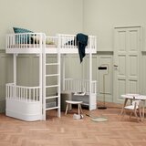 Oliver Furniture® krevet na kat loft bed 90x200 white | shoptok.hr
