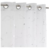 Casa Selección Bela/v srebrni barvi prosojna zavesa 140x260 cm Dinos – | Shoptok.si