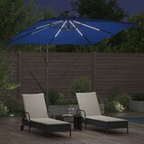  Suncobran Azurnoplava 249 x 249 x 250 cm Poliester i aluminij | Eponuda.com