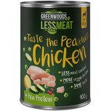 Greenwoods Less Meat s graškom 6 x 400 g - Piletina | shoptok.hr