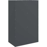  Komoda antracit 67 x 39 x 107 cm čelična | shoptok.hr