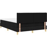 vidaXL Box Spring krevet s madracem Crni 140x200 cm Tkanina Cijene