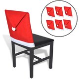 Maison Chic Prevleka za zunanjo pohištvo - 6 x Prevleka za Naslonjalo za Stol Božičkova Kapa, (21795487) | Shoptok.si