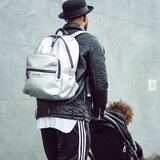 Tiba+Marl Previjalni nahrbtnik Elwood Faux Silver | Shoptok.si