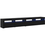TV ormar 2 pcs Crni hrast 240 x 35 x 40 cm Konstruirano drvo | shoptok.hr