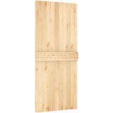  Drsna vrata s kompletom vodil 90x210 cm trdna borovina, (20999095) | Shoptok.si