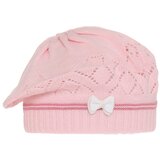 AGBO Girl's spring/ autumn beret pink Bibi Cene