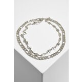 Urban Classics Accessoires Layering Basic Necklace silver cene
