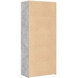  Visoka komoda siva boja betona 80 x 42,5 x 185 cm drvena | shoptok.hr