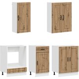  Kuhinjska jedinica PORTO 5 pcs Hrast artisan Konstruirano drvo | shoptok.hr