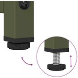 vidaXL Highboard Olive Green 36x39x123 cm Hladno valjano jeklo | Shoptok.si