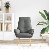  Fotelja Tamno siva 69 x 74 x 93 cm Tkanina i šperploča | shoptok.hr