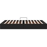  Otomanski krevet s pohranom Crna 120 x 190 cm Lažna koža | shoptok.hr