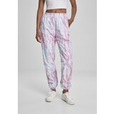 Urban Classics ladies tie dye track pants aquablue/pink Cene