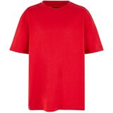 Urban Classics Kids children's t-shirt heavy oversize - red | ePonuda.com
