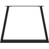  Noge za blagovaonski stol V-oblik 3 kom Crne 90 x (72-73,3) cm Čelik | shoptok.hr