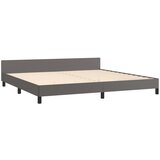  Okvir za krevet s uzglavljem sivi 200x200 cm od umjetne kože | Eponuda.com