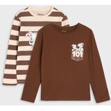 Sinsay Pamučne majice s dugim rukavima, set od 2 komada 101 Dalmatians | shoptok.hr