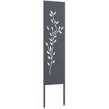  Privatnost u vrtu Antracit 32 x 140 cm Hladno valjana čelična | shoptok.hr