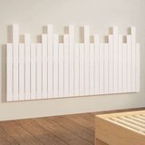  Zidno uzglavlje bijelo 166x3x80 cm od masivne borovine | shoptok.hr