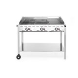 Hendi Green Fire roštilj sa 3 plamenika, Profi Line, 17,4kW, 1078x612x(H)825mm Cene
