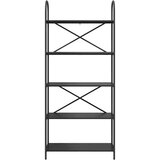  Polica Crni hrast 80 x 30 x 183 cm Konstruirano drvo | shoptok.hr