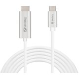 Sandberg USB-C/HDMI kabel(4K/32Hz, 2m), bijeli | shoptok.hr