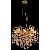 Globo 64138H1G - Visilica na sajli QUEENA 8xE14/40W/230V zlatna | Eponuda.com