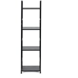 Modern Home LOFT polica za knjige, 4 razine, crna | shoptok.hr