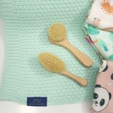  Drvena četka za kosu za bebe od prirodne kozje dlake, velika | shoptok.hr