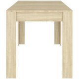  Blagovaonski stol boja hrasta sonome 140 x 74,5 x 76 cm iverica | shoptok.hr