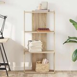 vidaXL Regal za knjige s 3 razine boja hrasta 60x30x120 cm drveni | shoptok.hr